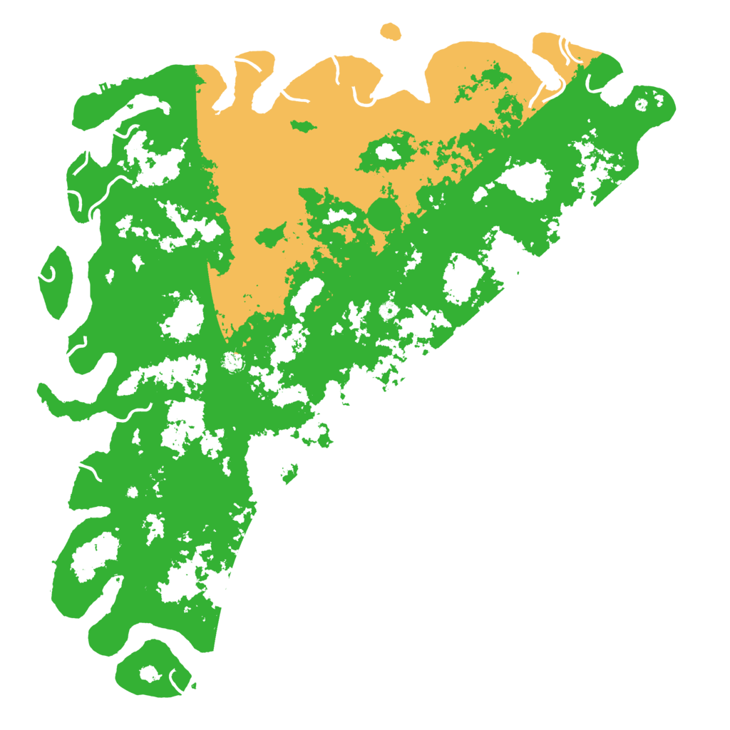 Biome Rust Map: Procedural Map, Size: 6000, Seed: 989553