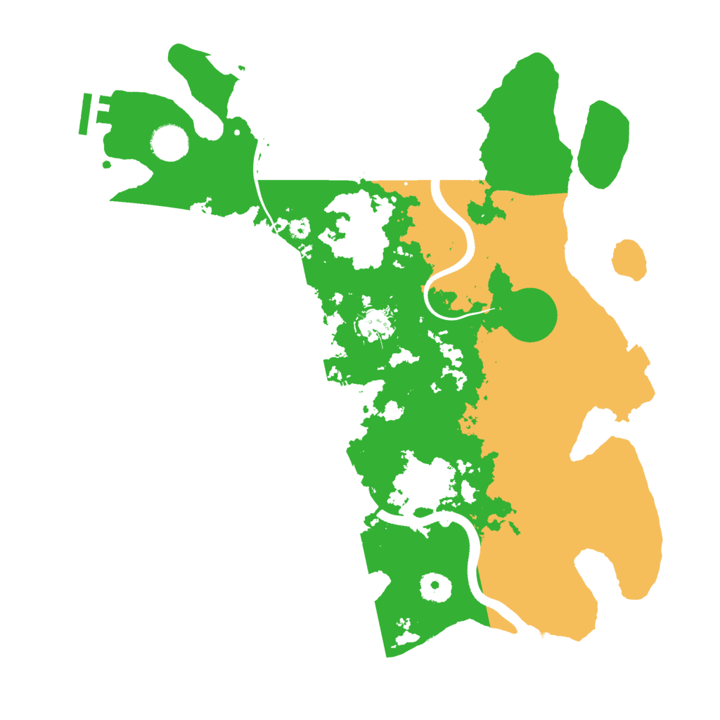 Biome Rust Map: Procedural Map, Size: 3500, Seed: 1316220540