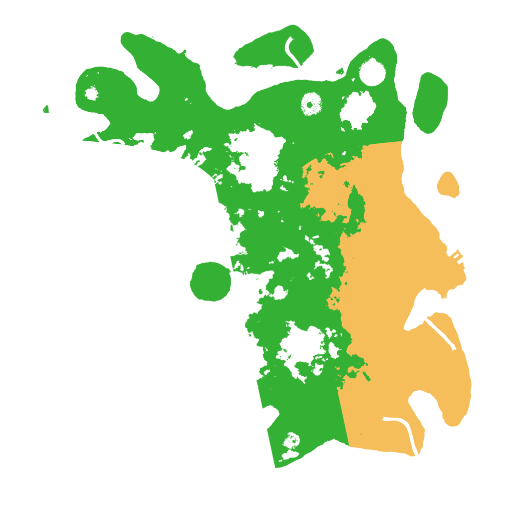 Biome Rust Map: Procedural Map, Size: 3500, Seed: 1316220540