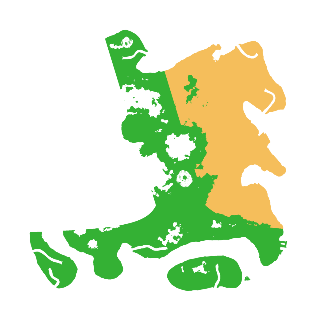 Biome Rust Map: Procedural Map, Size: 3000, Seed: 1538295304