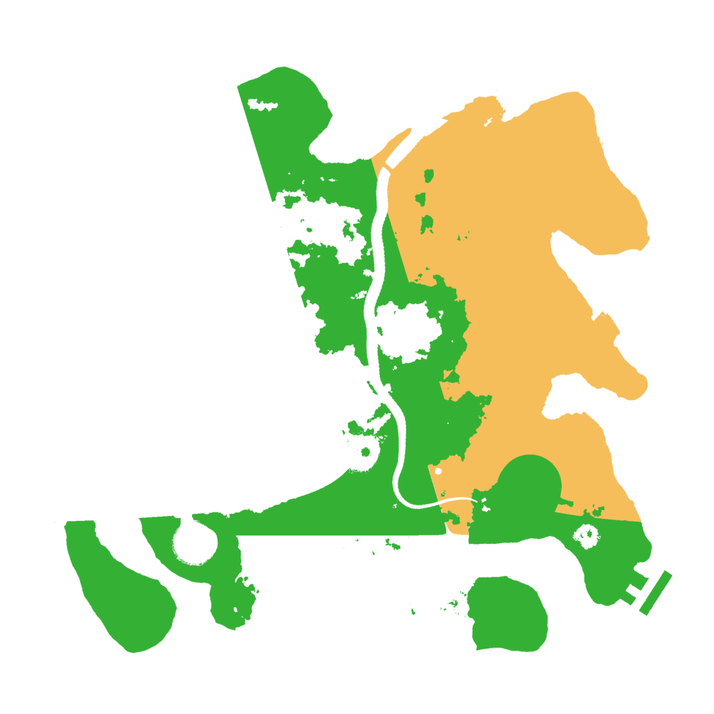 Biome Rust Map: Procedural Map, Size: 3000, Seed: 1538295304