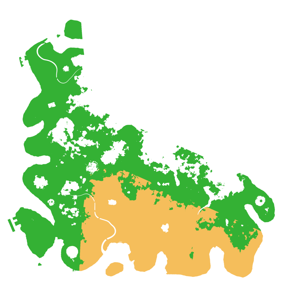 Biome Rust Map: Procedural Map, Size: 4500, Seed: 229876966