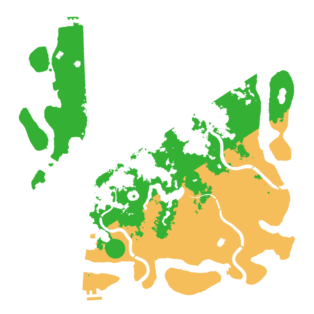Biome Rust Map: Procedural Map, Size: 4250, Seed: 88246