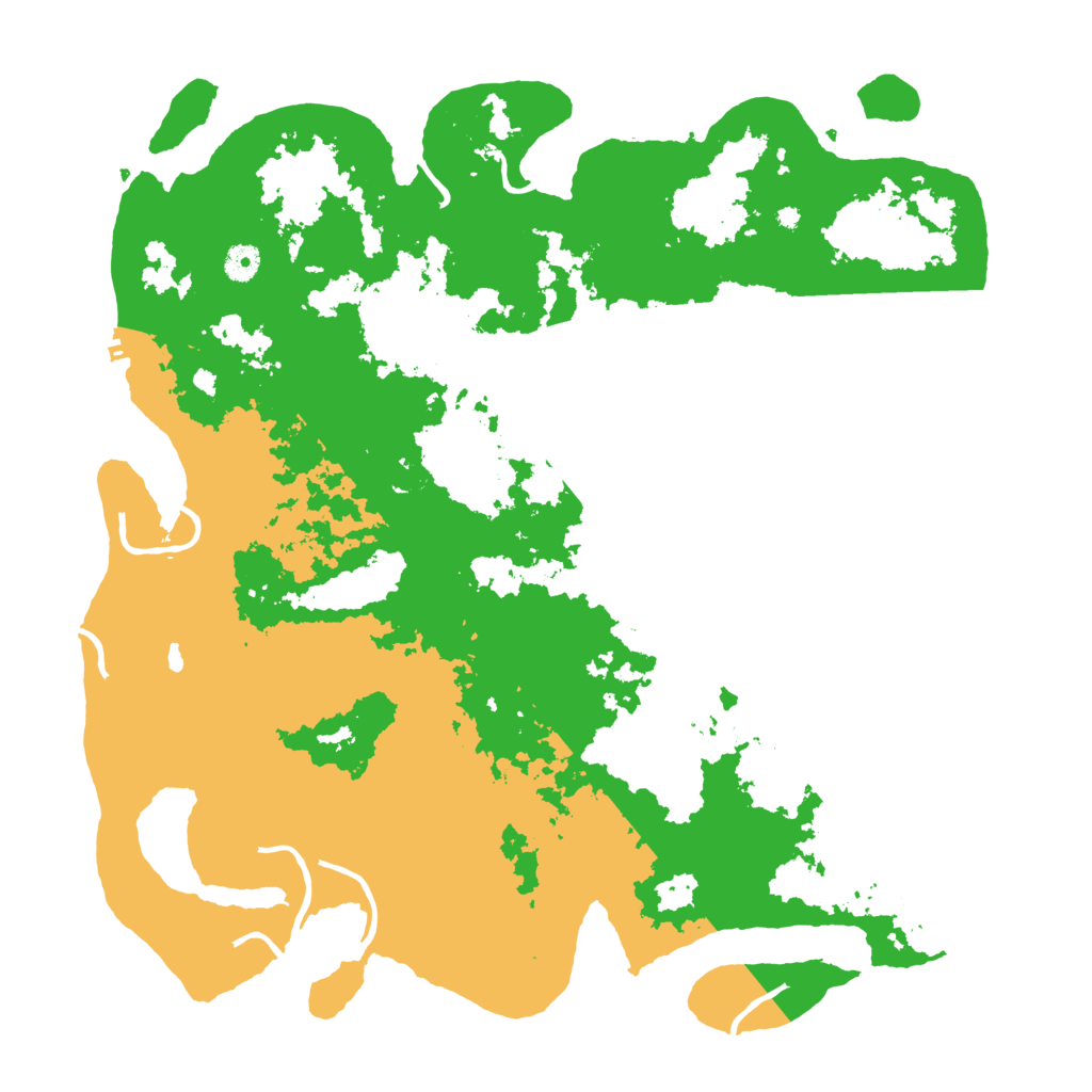 Biome Rust Map: Procedural Map, Size: 4500, Seed: 23423475