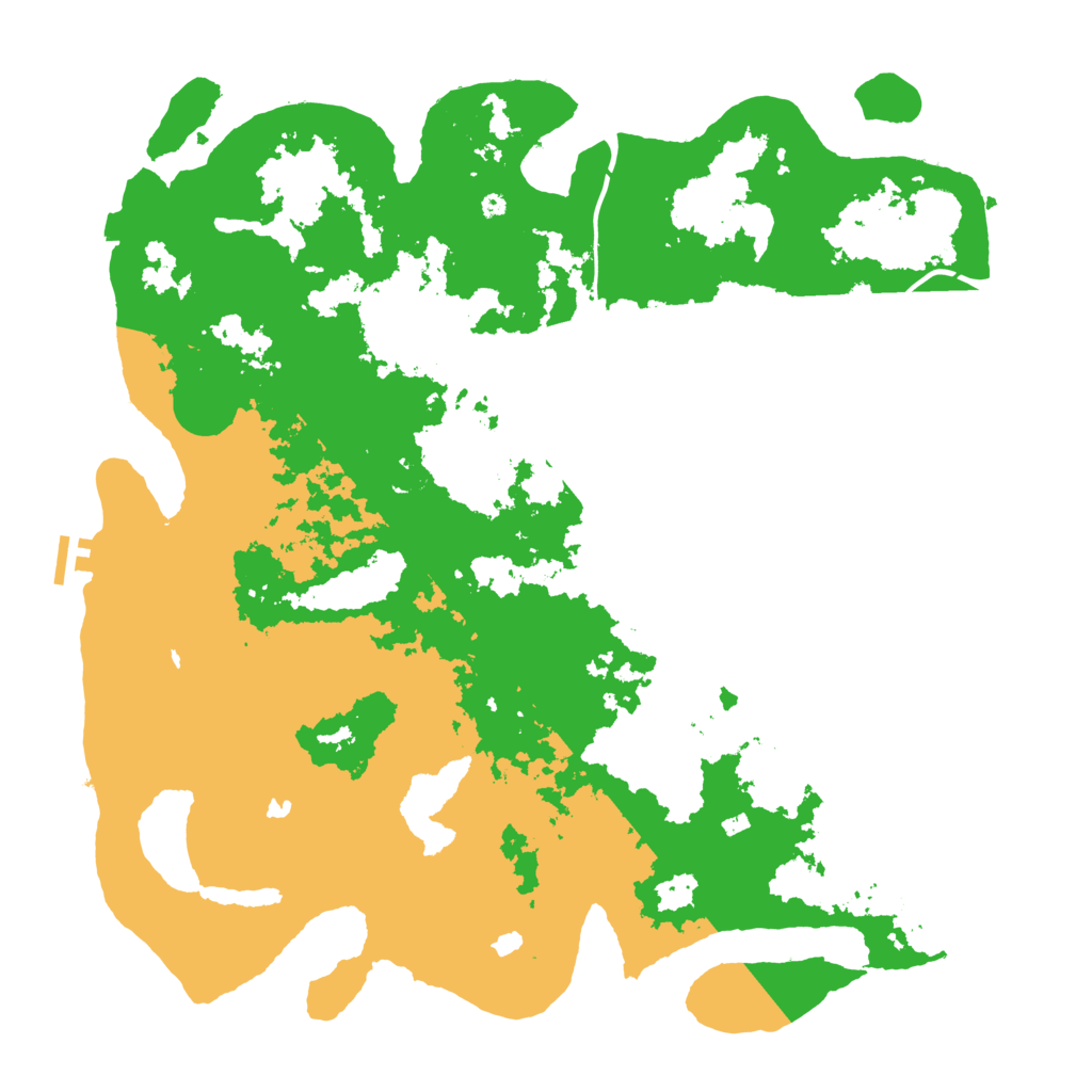 Biome Rust Map: Procedural Map, Size: 4500, Seed: 23423475