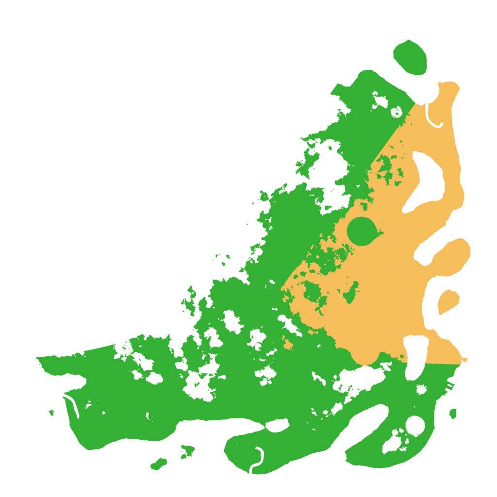 Biome Rust Map: Procedural Map, Size: 4500, Seed: 341660985