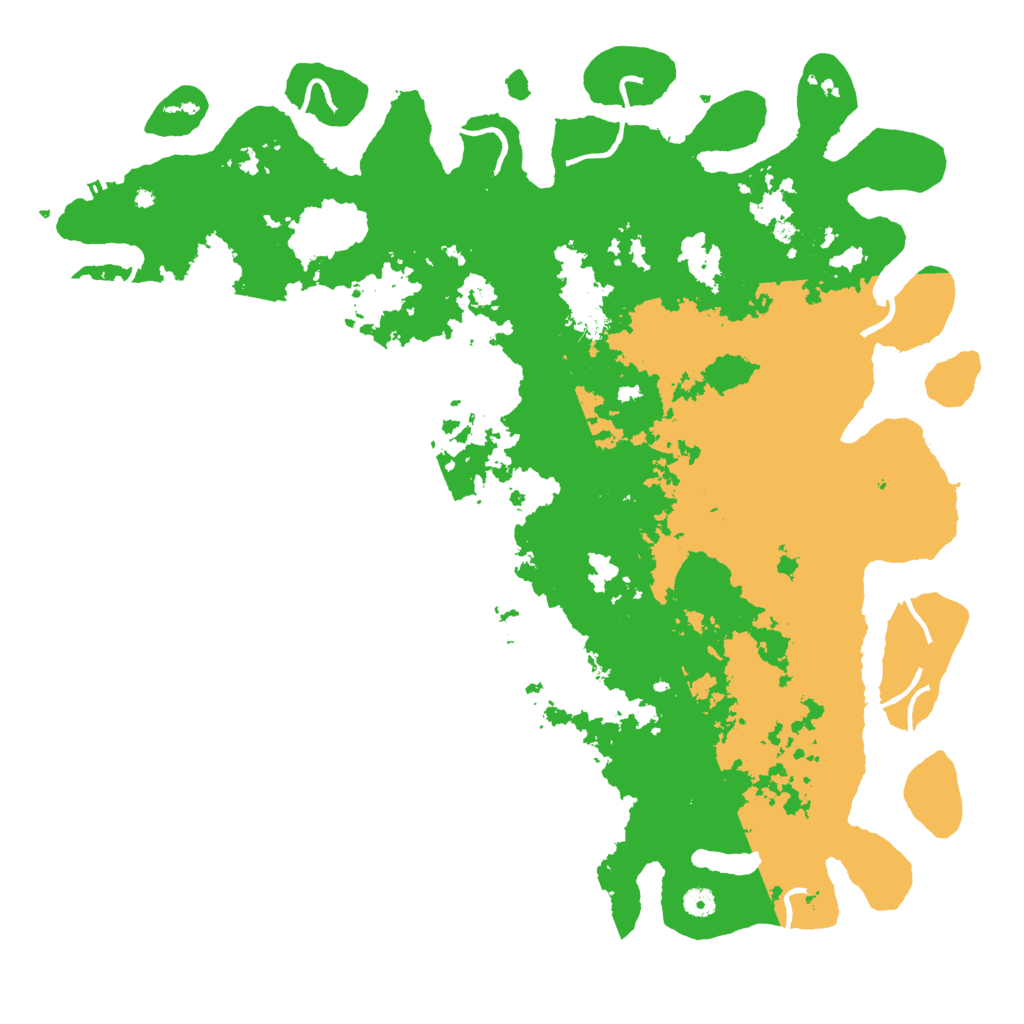 Biome Rust Map: Procedural Map, Size: 5000, Seed: 80522