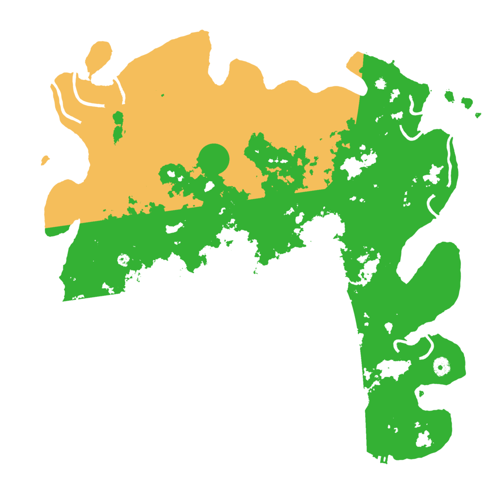 Biome Rust Map: Procedural Map, Size: 4250, Seed: 852135