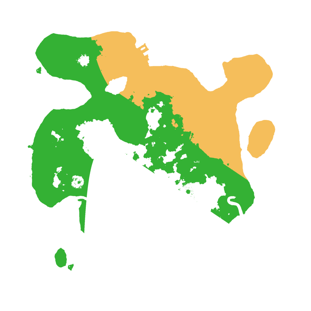 Biome Rust Map: Procedural Map, Size: 2500, Seed: 893082269