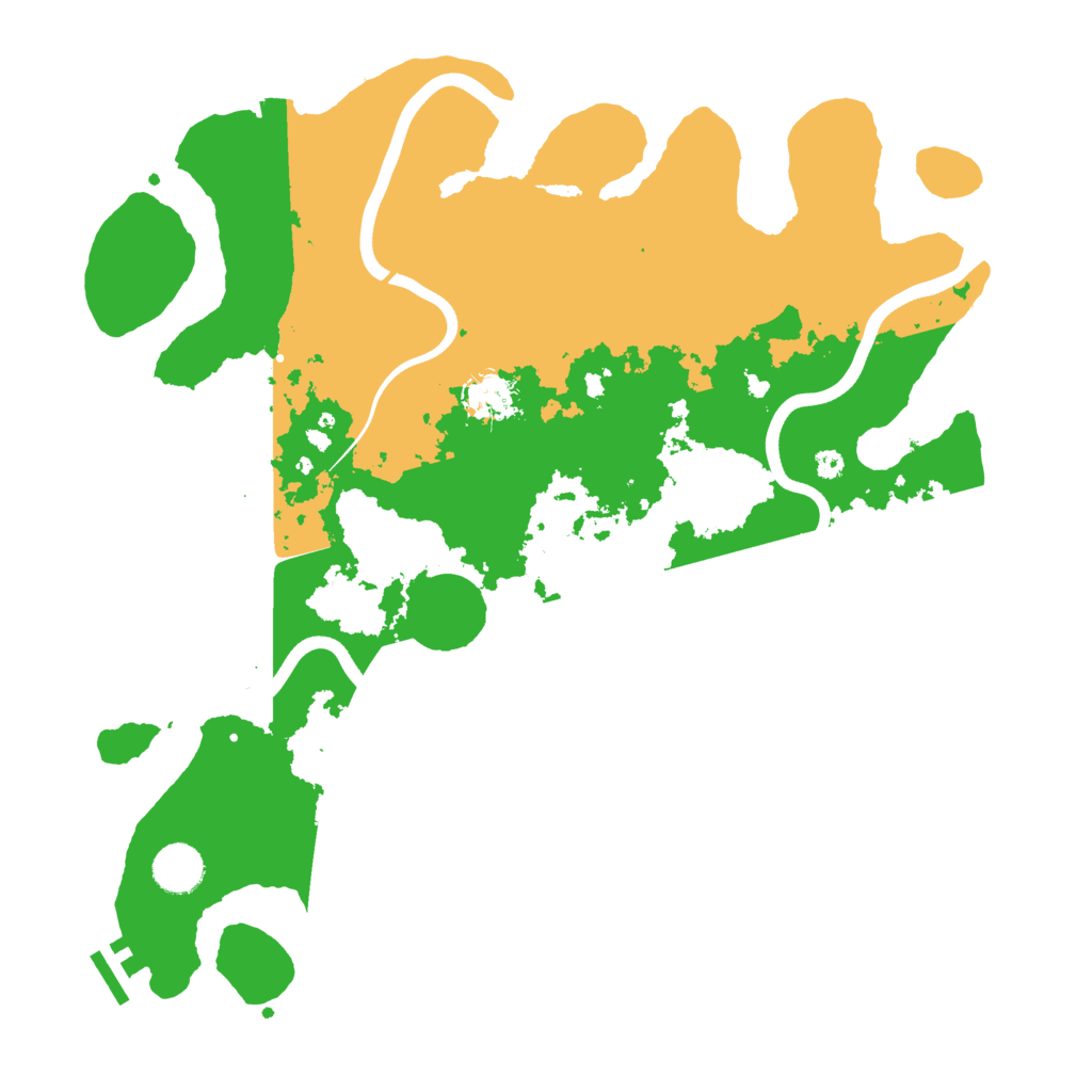 Biome Rust Map: Procedural Map, Size: 3800, Seed: 1962330523