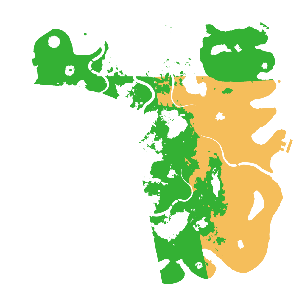 Biome Rust Map: Procedural Map, Size: 4500, Seed: 1293842