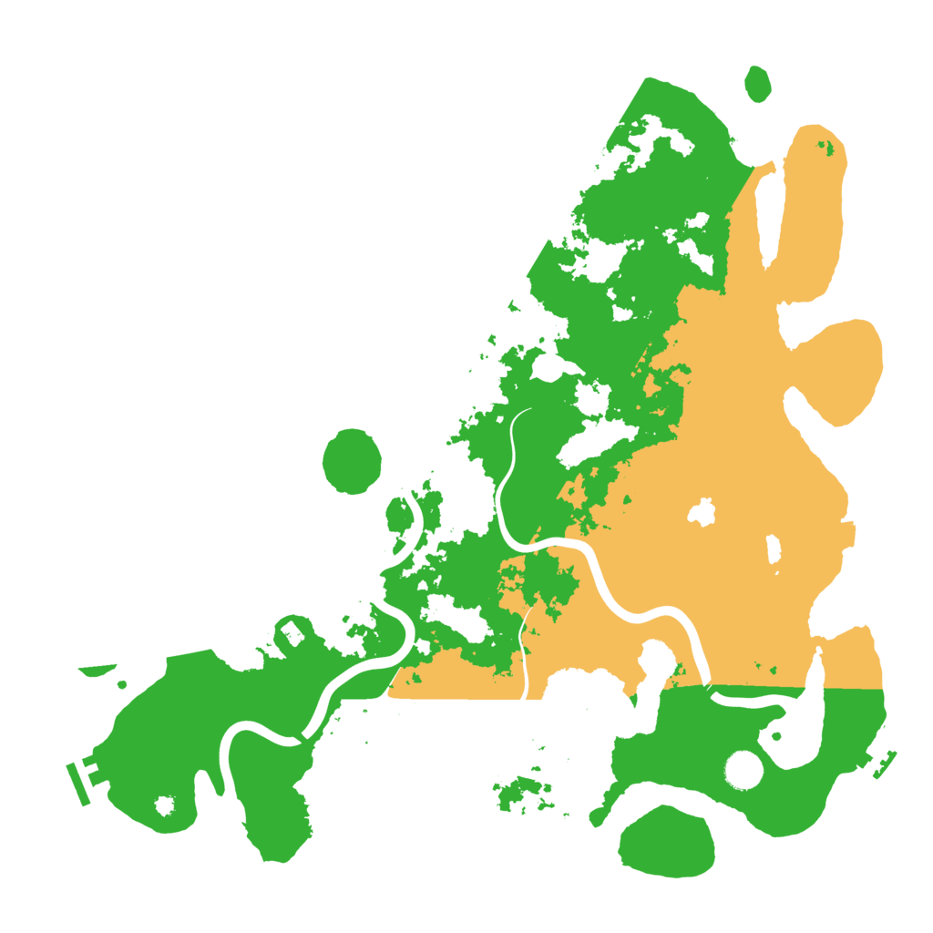 Biome Rust Map: Procedural Map, Size: 4250, Seed: 350141