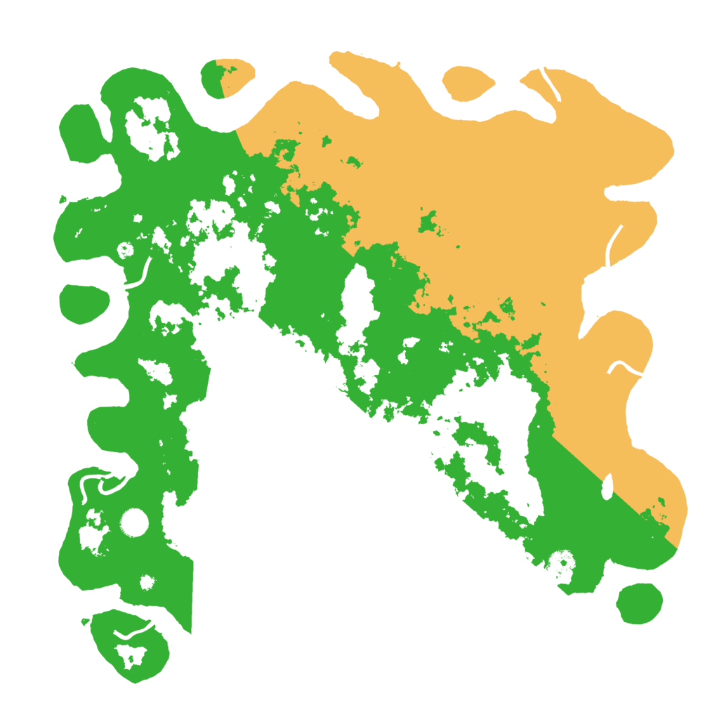 Biome Rust Map: Procedural Map, Size: 4500, Seed: 1684