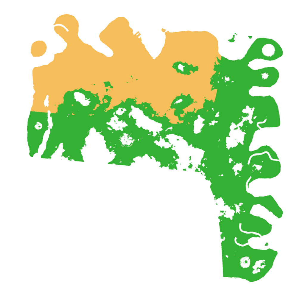 Biome Rust Map: Procedural Map, Size: 4250, Seed: 612208