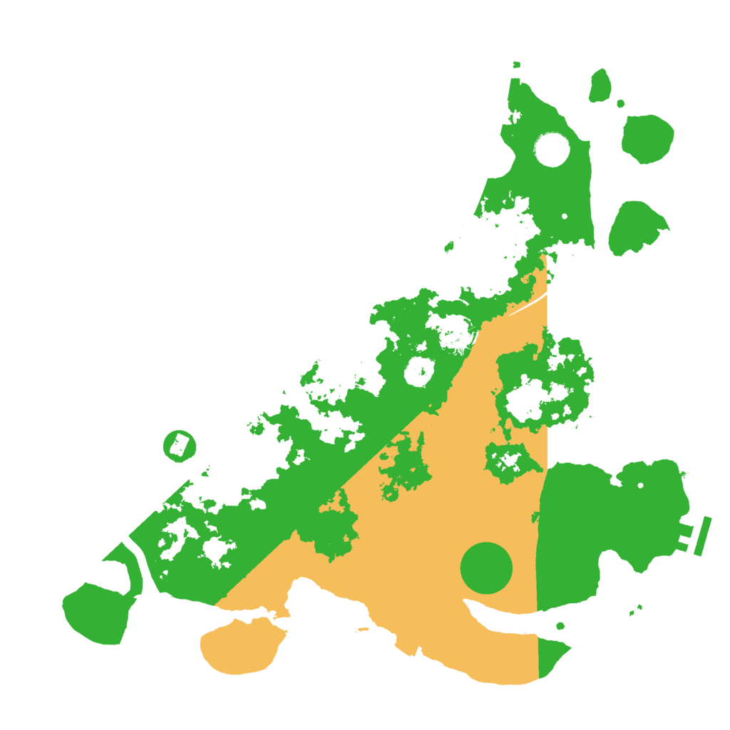 Biome Rust Map: Procedural Map, Size: 3700, Seed: 1981362959