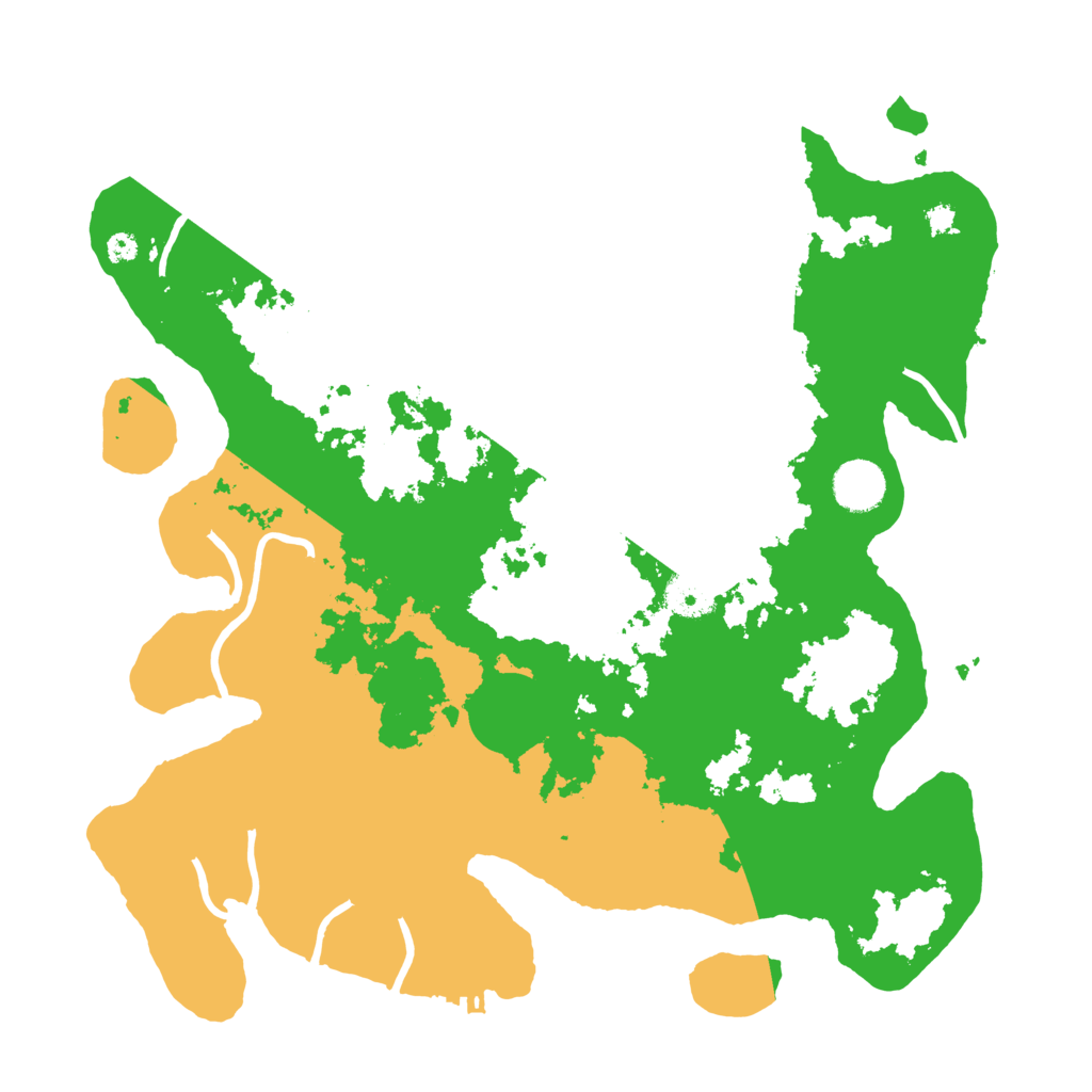 Biome Rust Map: Procedural Map, Size: 3700, Seed: 2060164183