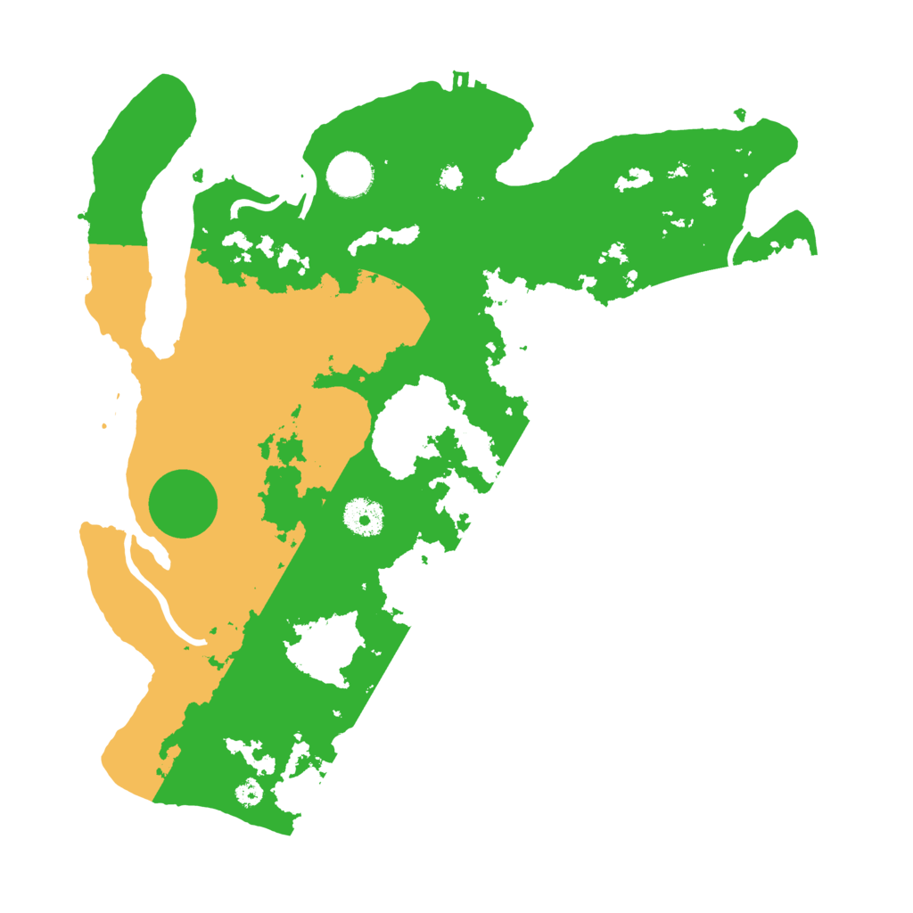 Biome Rust Map: Procedural Map, Size: 3500, Seed: 233676902