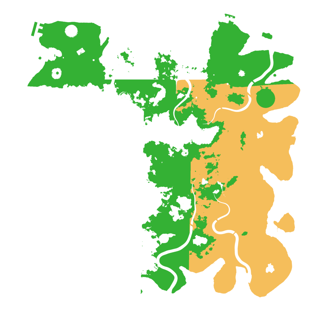 Biome Rust Map: Procedural Map, Size: 4500, Seed: 89640