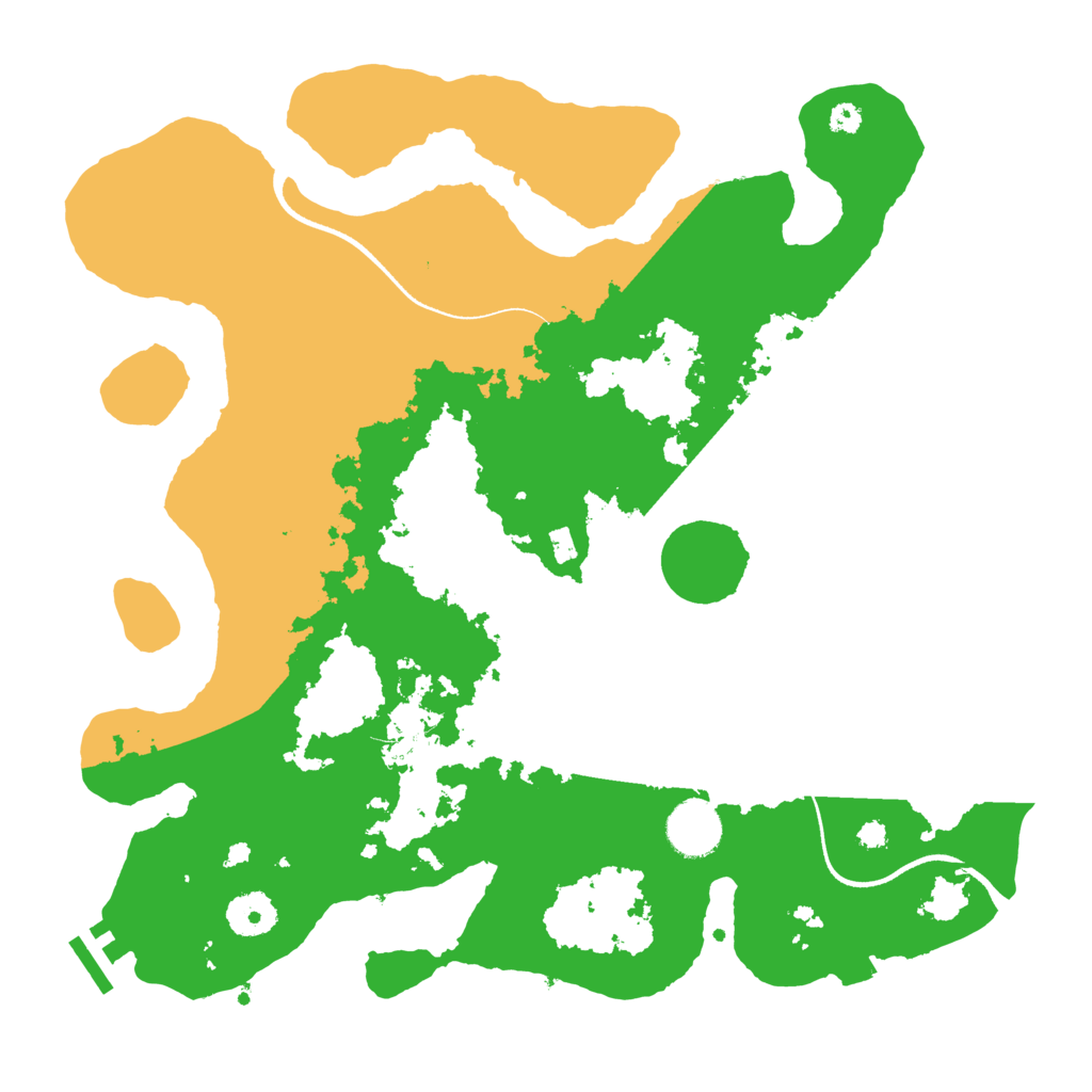 Biome Rust Map: Procedural Map, Size: 3500, Seed: 1797680666