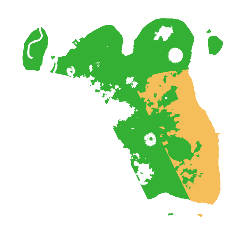 Biome Rust Map: Procedural Map, Size: 3000, Seed: 578339296