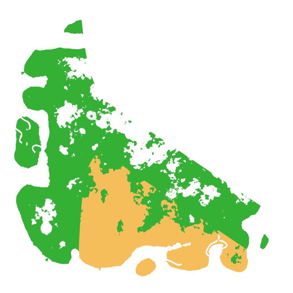 Biome Rust Map: Procedural Map, Size: 4500, Seed: 270028530