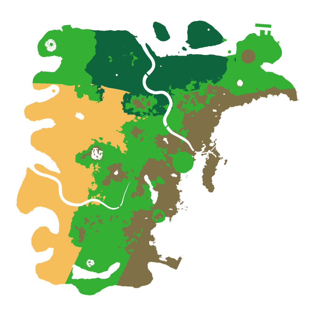 Biome Rust Map: Procedural Map, Size: 4000, Seed: 557400057