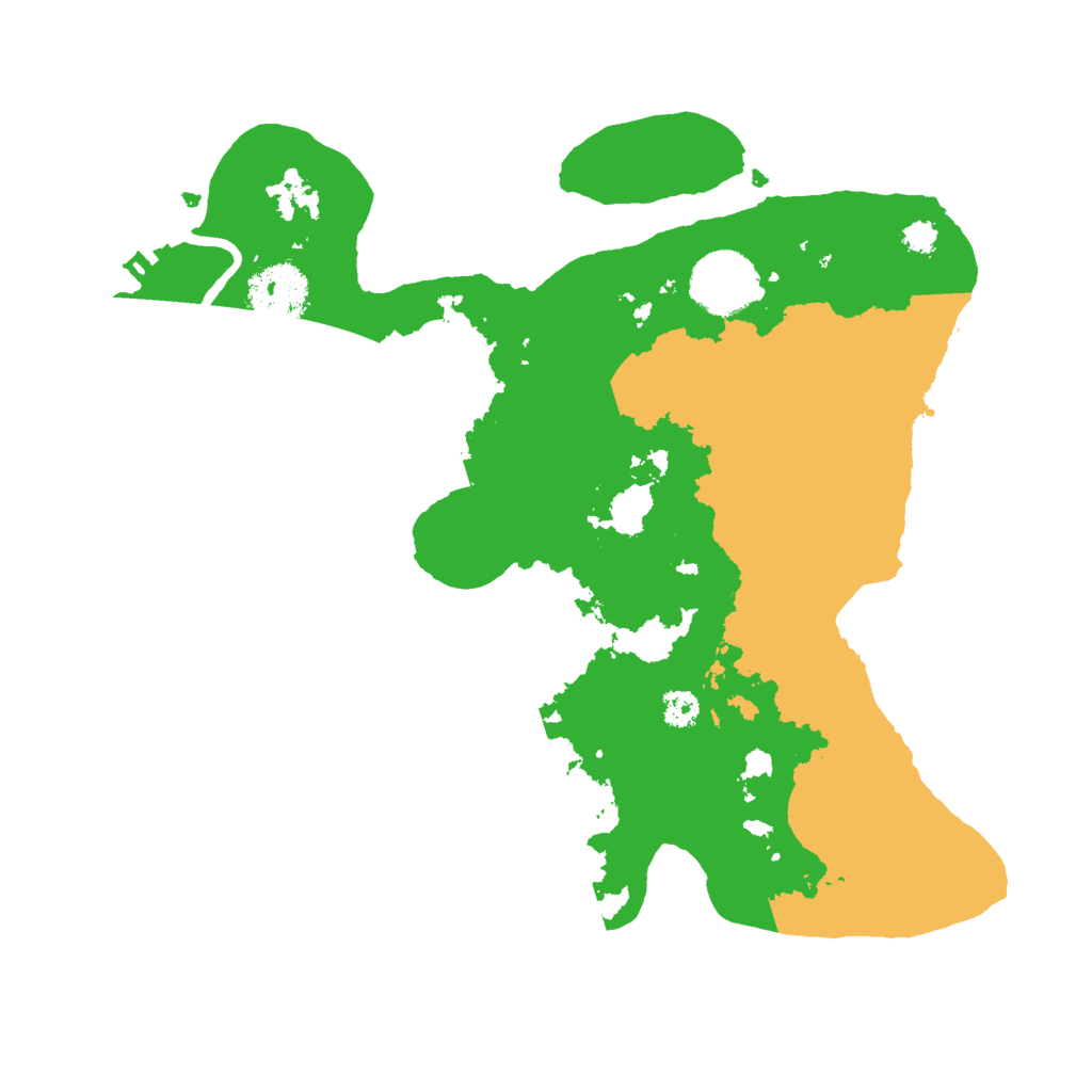 Biome Rust Map: Procedural Map, Size: 3000, Seed: 91591270