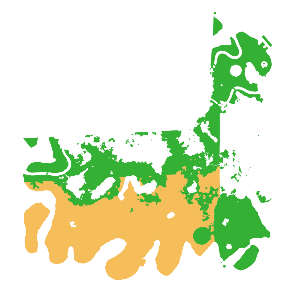 Biome Rust Map: Procedural Map, Size: 4500, Seed: 2107437765