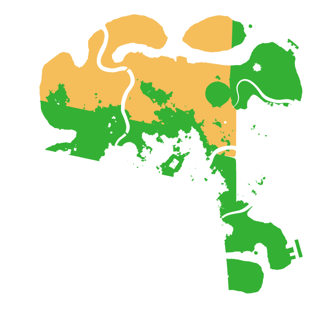 Biome Rust Map: Procedural Map, Size: 3500, Seed: 2129996485