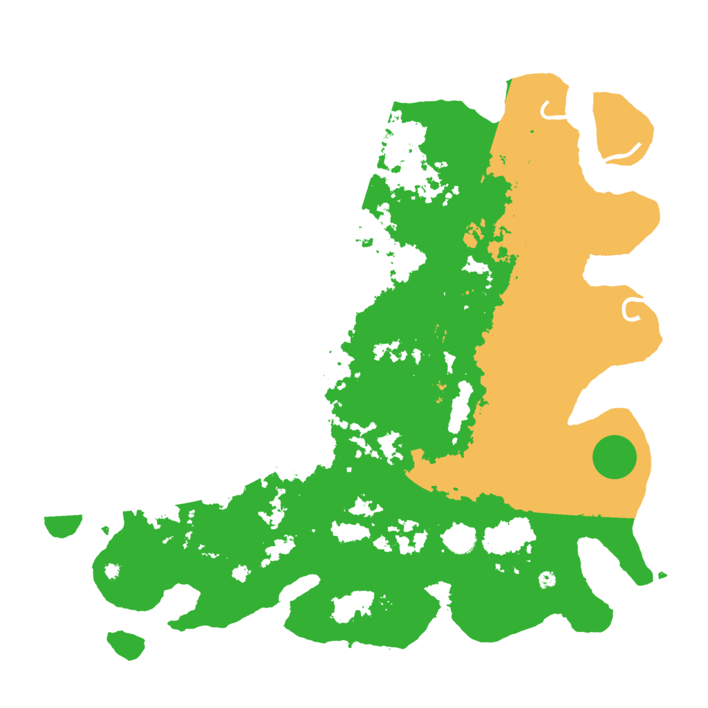 Biome Rust Map: Procedural Map, Size: 4250, Seed: 7061