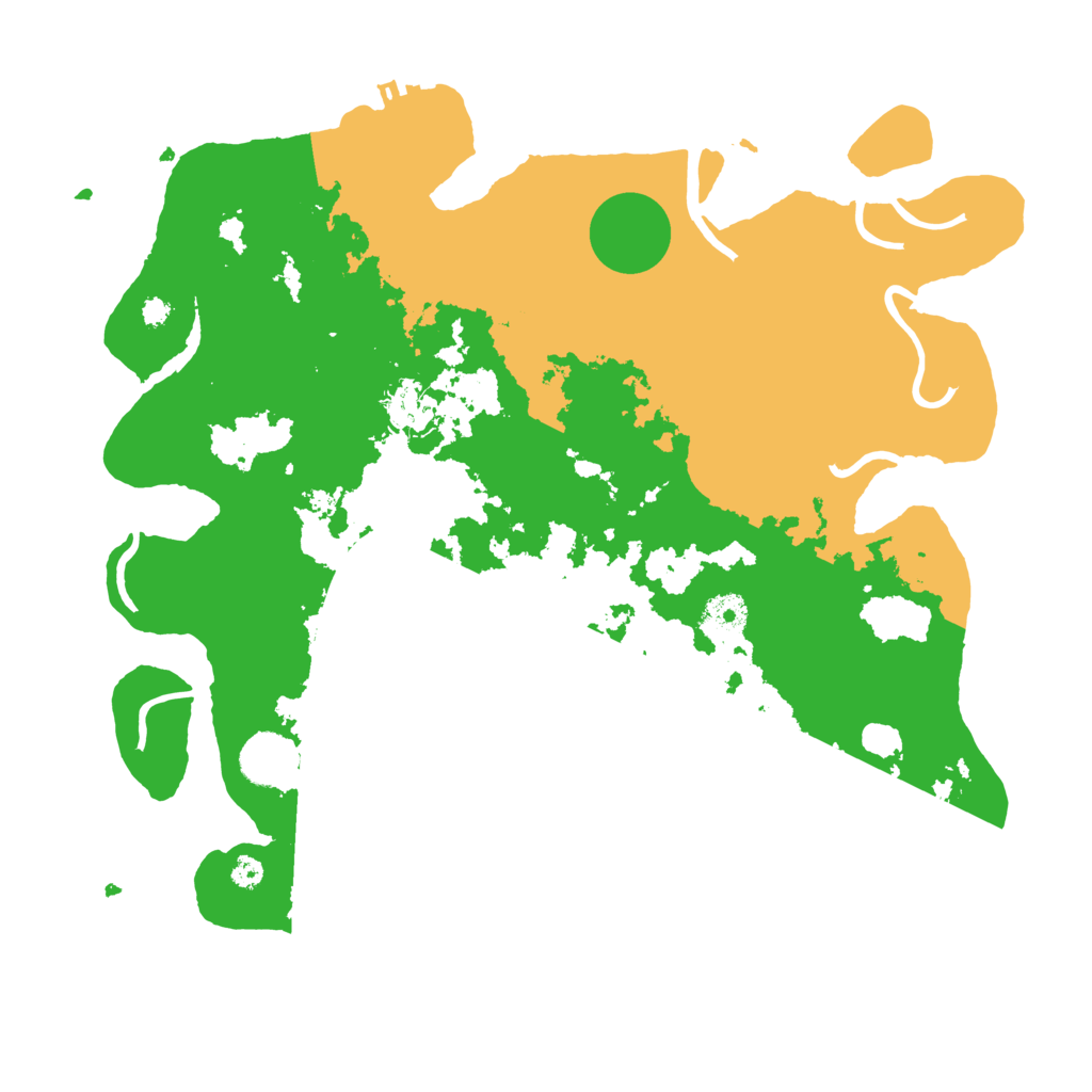 Biome Rust Map: Procedural Map, Size: 3550, Seed: 402154629