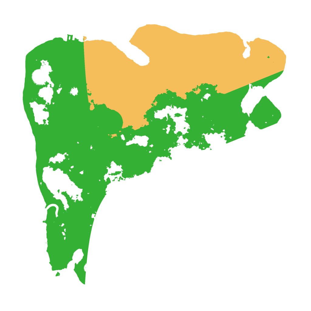 Biome Rust Map: Procedural Map, Size: 3500, Seed: 1118998690