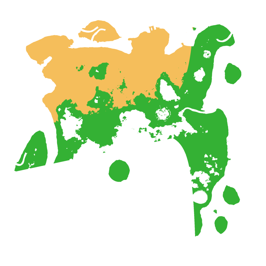 Biome Rust Map: Procedural Map, Size: 3500, Seed: 1048532804