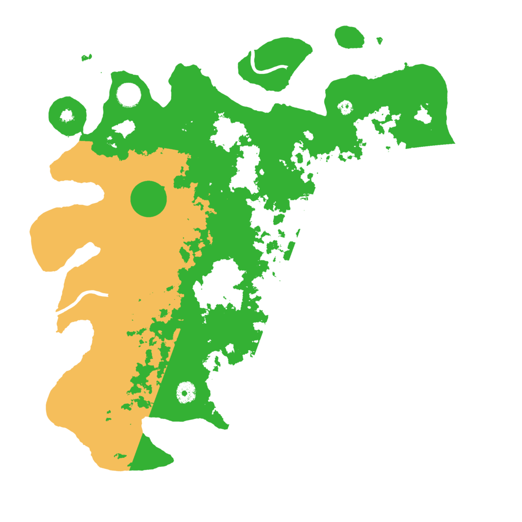 Biome Rust Map: Procedural Map, Size: 3800, Seed: 19889
