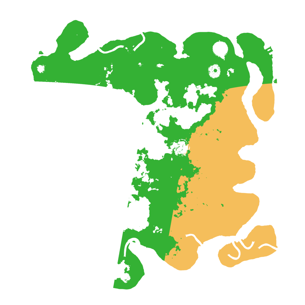Biome Rust Map: Procedural Map, Size: 3550, Seed: 2081108