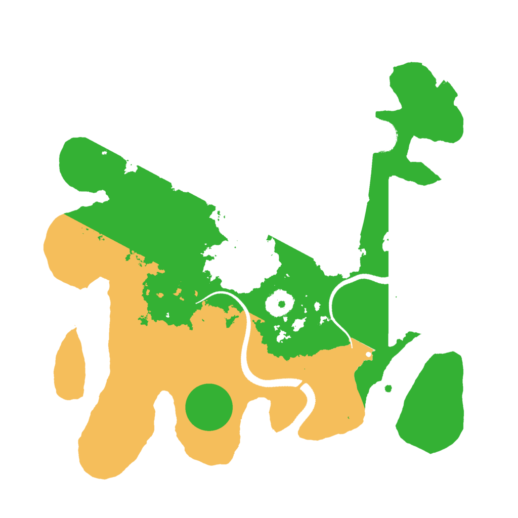 Biome Rust Map: Procedural Map, Size: 2900, Seed: 95801199