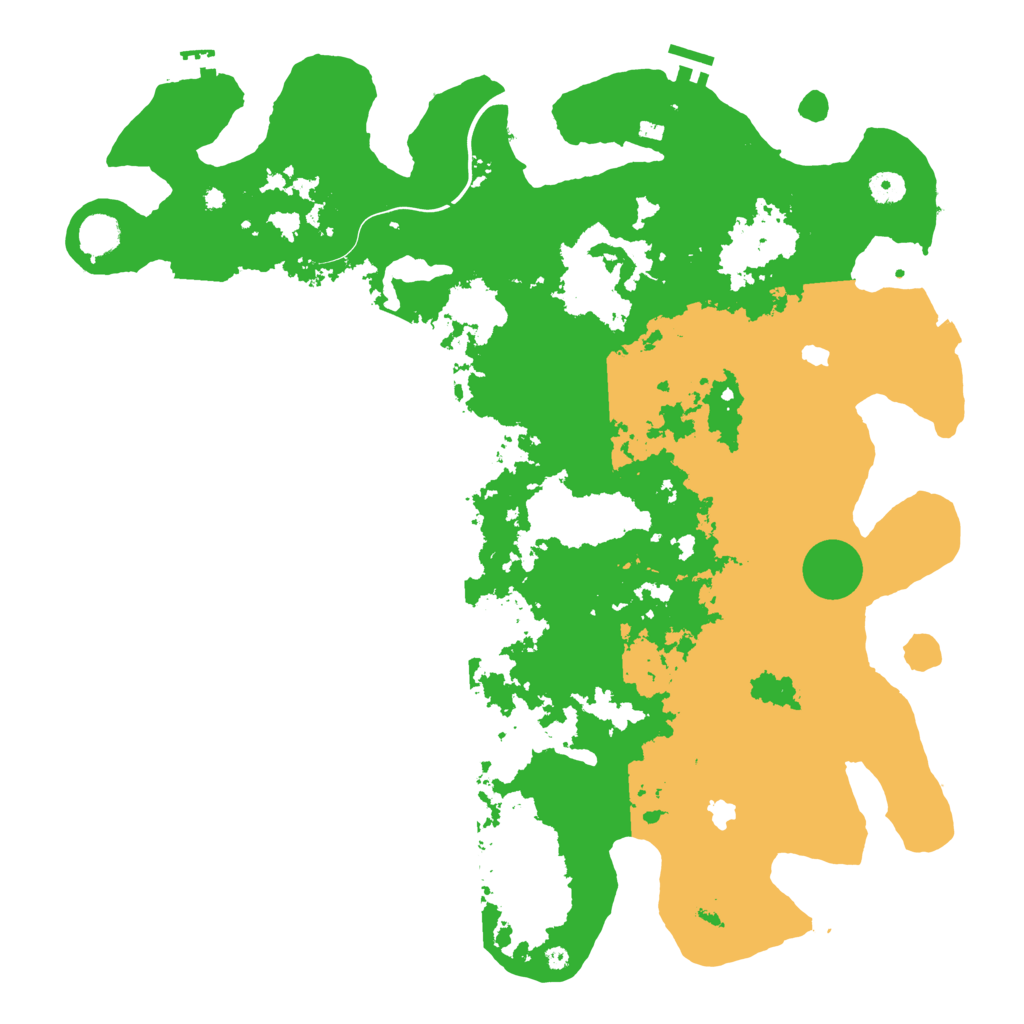Biome Rust Map: Procedural Map, Size: 4500, Seed: 470645132