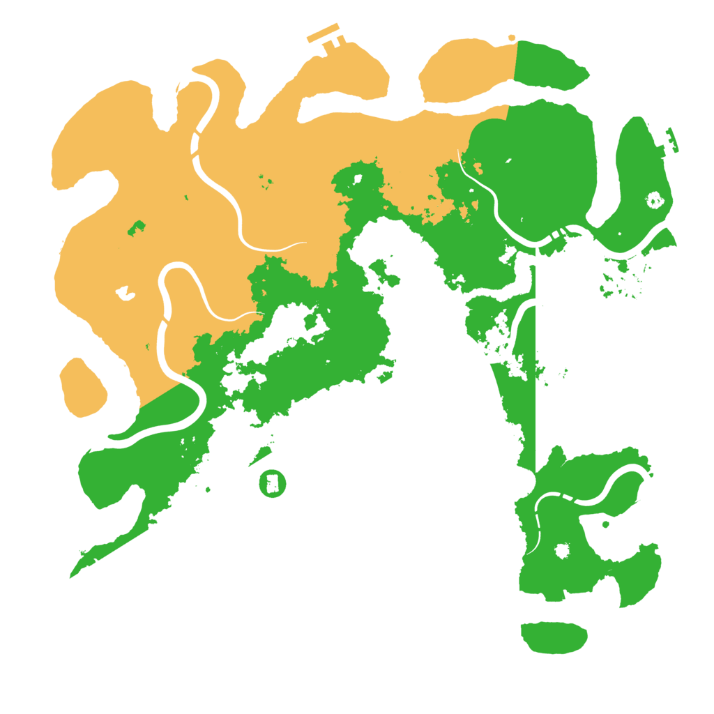 Biome Rust Map: Procedural Map, Size: 4250, Seed: 32304