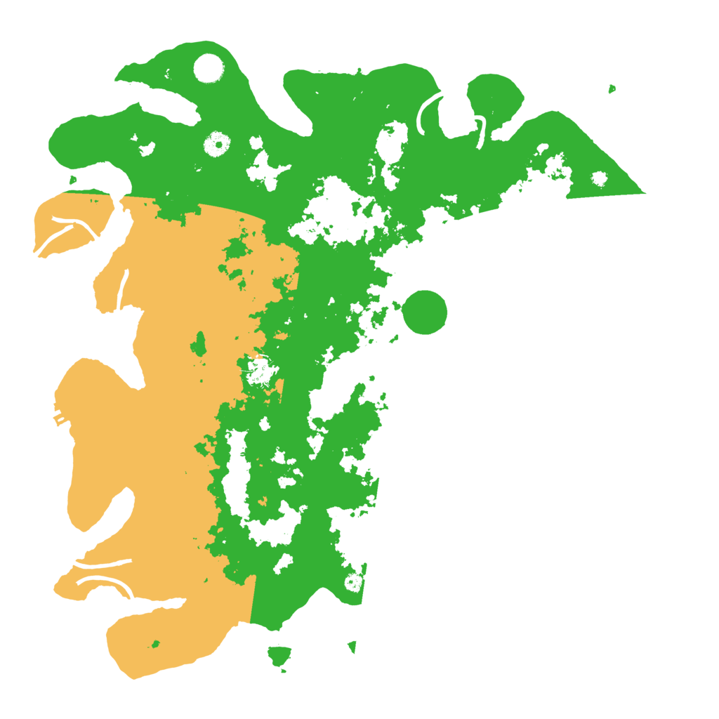 Biome Rust Map: Procedural Map, Size: 4300, Seed: 252525