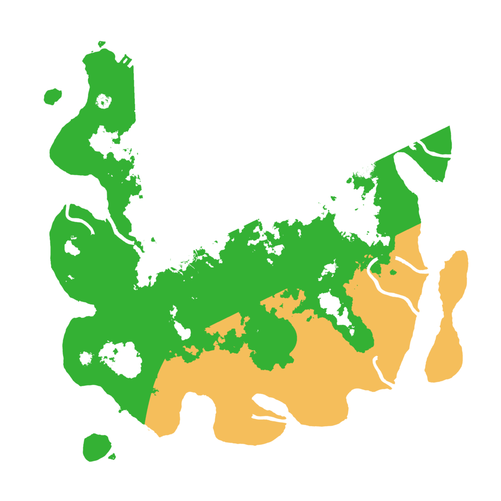 Biome Rust Map: Procedural Map, Size: 3500, Seed: 1977008543