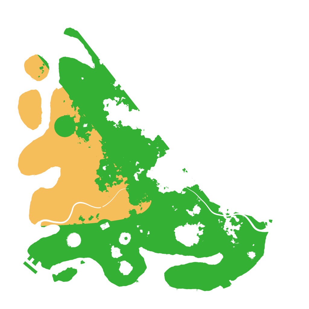 Biome Rust Map: Procedural Map, Size: 3850, Seed: 151005567