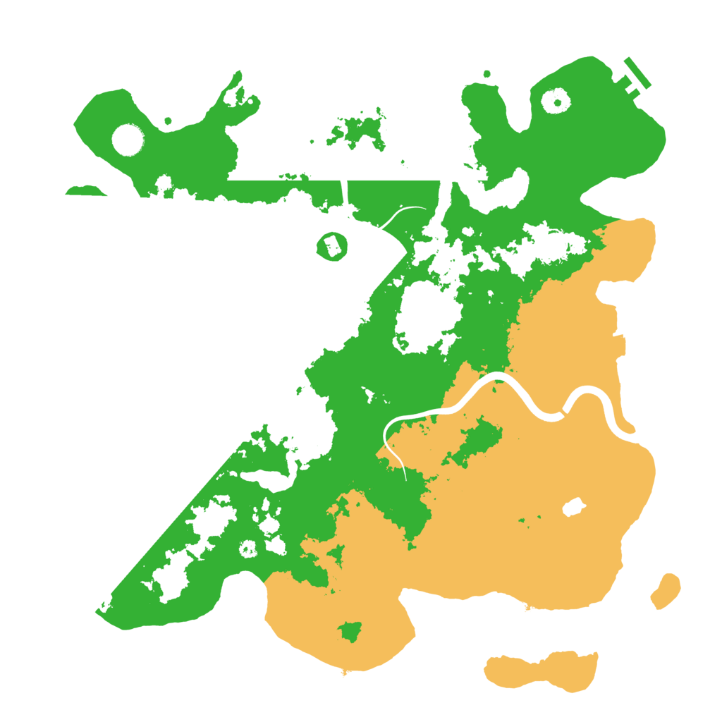 Biome Rust Map: Procedural Map, Size: 4000, Seed: 4314186