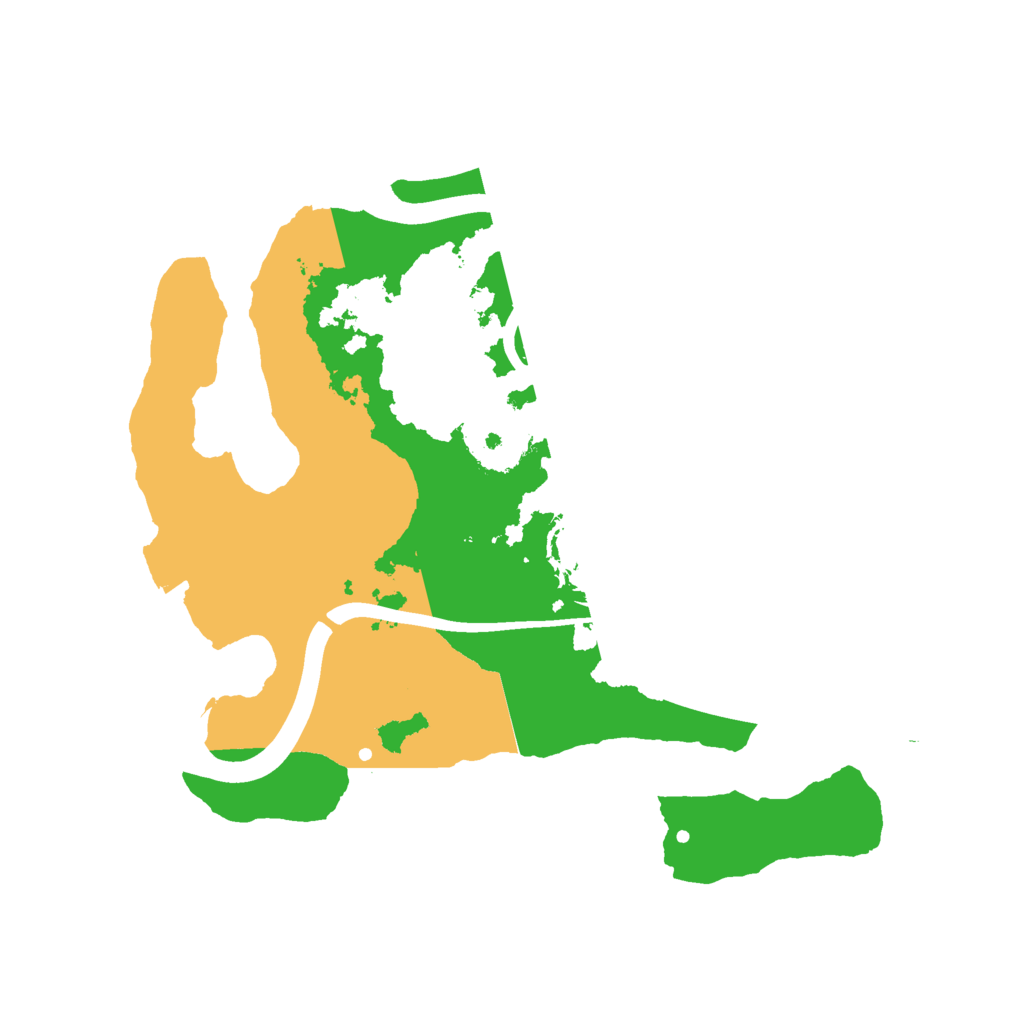 Biome Rust Map: Procedural Map, Size: 2323, Seed: 2134753678