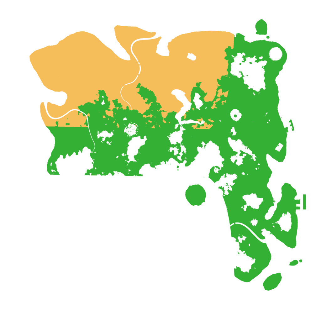Biome Rust Map: Procedural Map, Size: 4300, Seed: 161