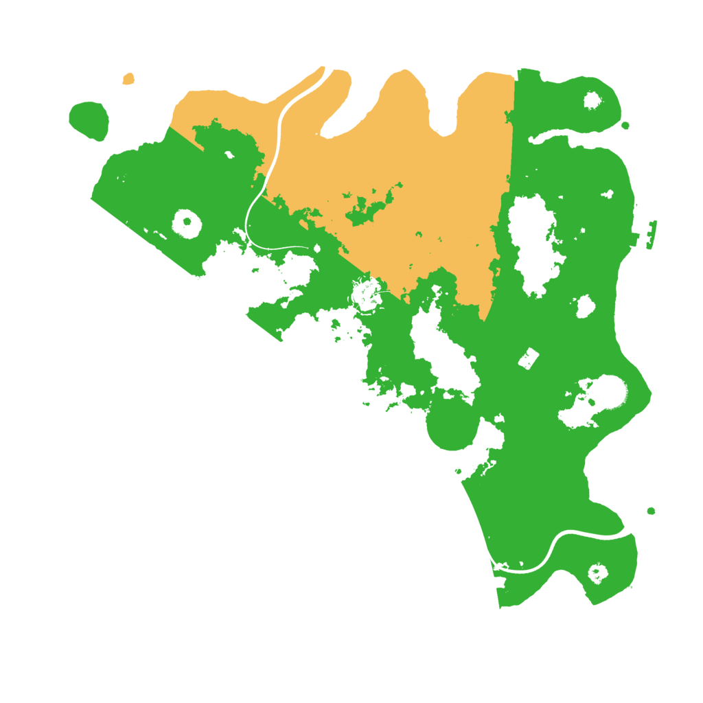 Biome Rust Map: Procedural Map, Size: 3650, Seed: 167861