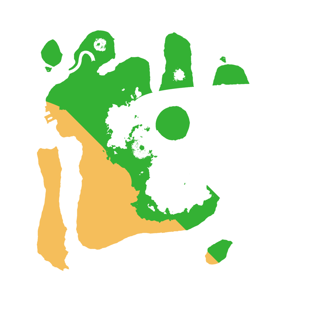 Biome Rust Map: Procedural Map, Size: 2500, Seed: 655267909