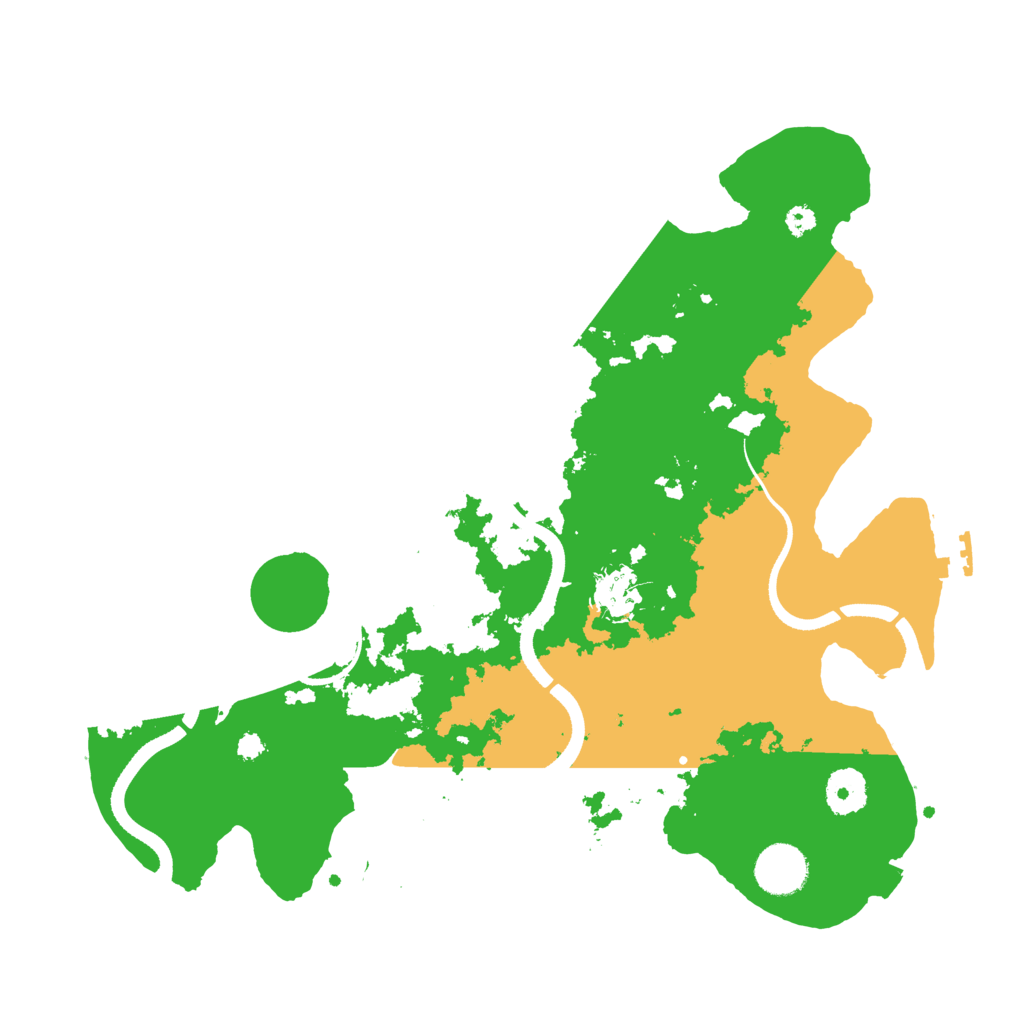 Biome Rust Map: Procedural Map, Size: 3500, Seed: 1548012392