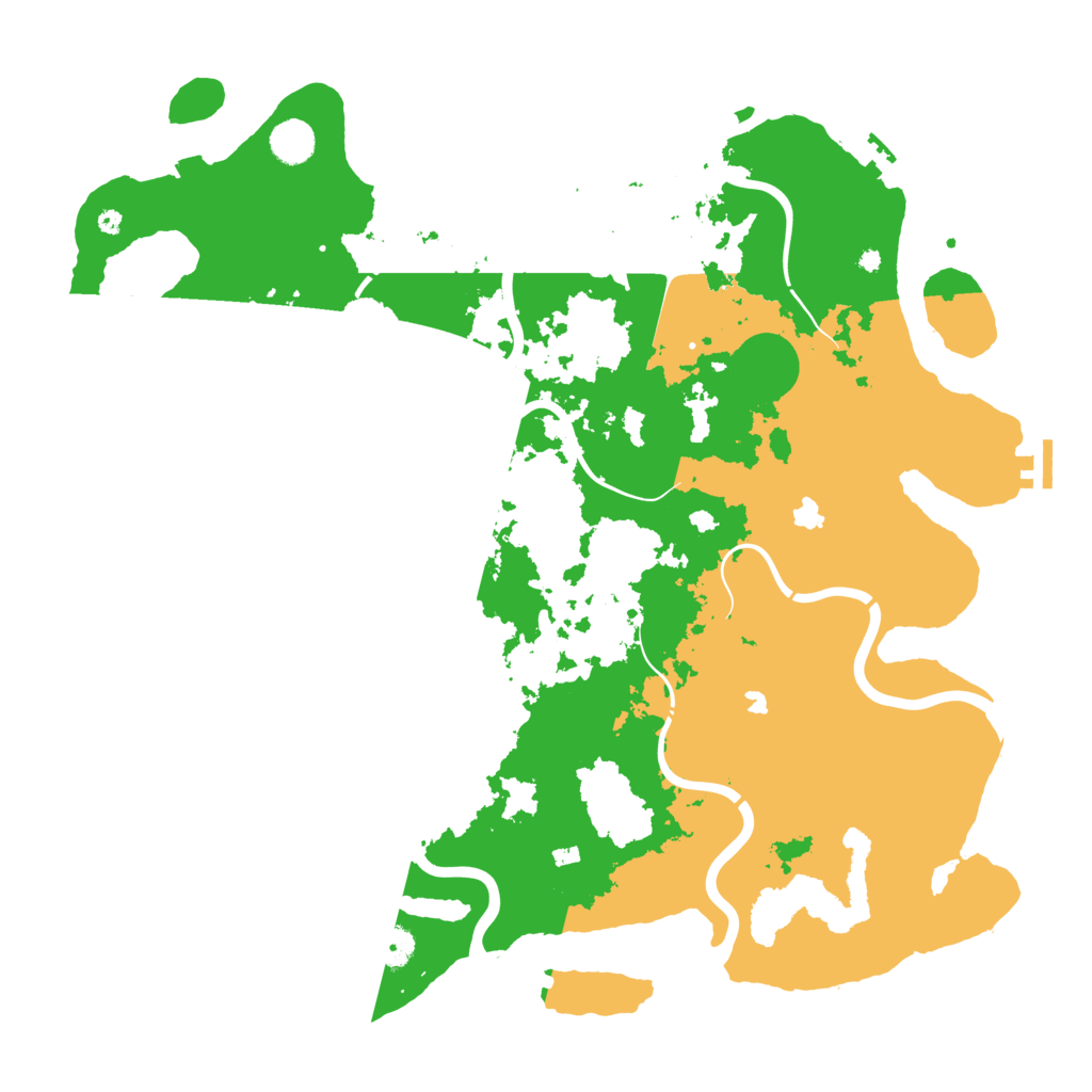 Biome Rust Map: Procedural Map, Size: 4500, Seed: 1571010206