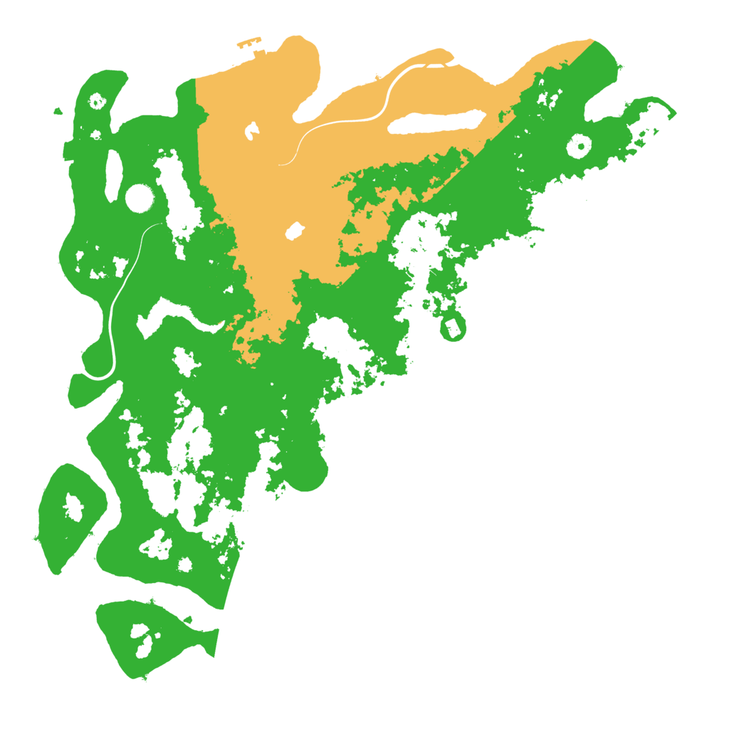 Biome Rust Map: Procedural Map, Size: 4500, Seed: 1160834866