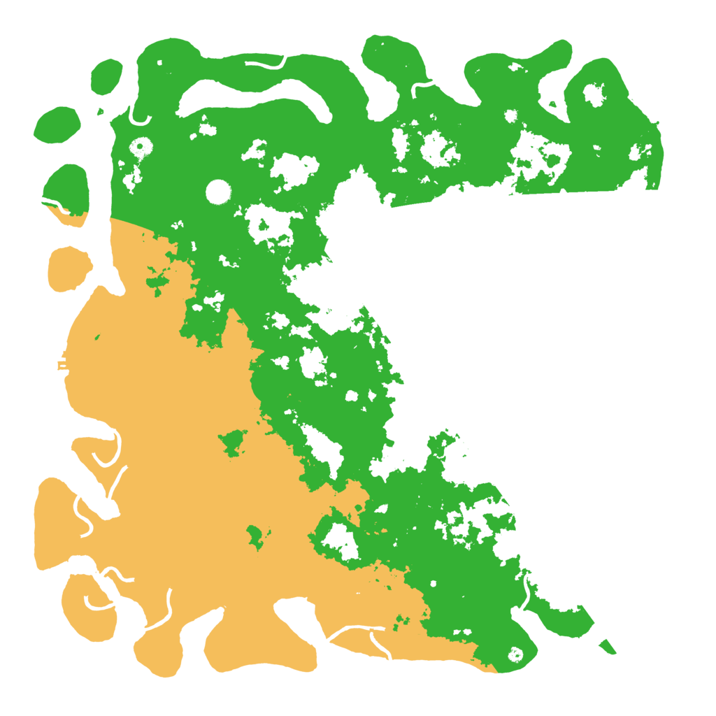 Biome Rust Map: Procedural Map, Size: 5000, Seed: 20220505